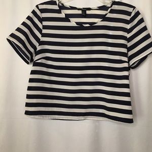 Forever 21 Mid Striped Top